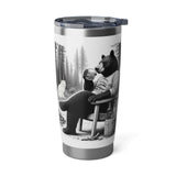 Adirondack Black Bear Chillin' Again 20oz Double-Wall Insulated Stainless Steel Hot or Cold Tumbler