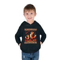 Sweet Fall Foxes Toddler Pullover Fleece Unisex Hoodie