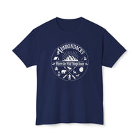 Adirondacks Where The Wild Things Roam HD Cotton T-Shirt
