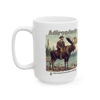 Teddy Roosevelt Adirondacks Moose Ceramic Mug (11oz or 15oz)