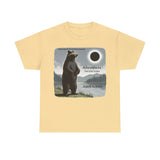 Mr. Black Bear Adirondacks Total Solar Eclipse Unisex 100% Cotton Tee