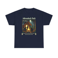 Adirondack Park After Dark Black Bears Unisex 100% Cotton Tee