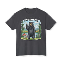 ADK Vibes Only Black Bear HD Cotton Unisex T-Shirt