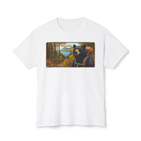 Adirondacks Woods Waters Wild Peaks Black Bear HD Cotton T-Shirt