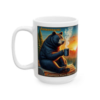 Mr. Black Bear Beast Brew Coffee Ceramic Mug (15oz)