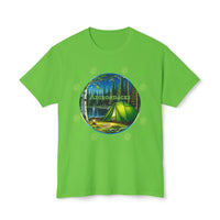 Adirondacks Camping Luna Moth HD Cotton T-Shirt