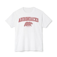 Adirondacks Black Bear Red Gingham HD Cotton T-Shirt