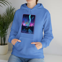 Adirondacks Northern Lights Moose Unisex Heavy Blend™ Hooded Sweatshirt