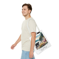 Black Bear Beach Bear Poly Tote Bag