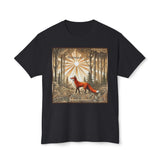 Fox in the Morning Forest HD Cotton T-shirt