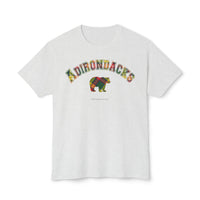 Adirondacks Black Bear Yellow Tartan Plaid HD Cotton T-Shirt