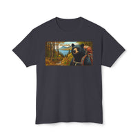 Adirondacks Woods Waters Wild Peaks Black Bear HD Cotton T-Shirt