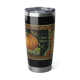 Olney & Floyd Golden Pumpkin Vintage Label - 20oz Double-Wall Insulated Stainless Steel Hot or Cold Tumbler
