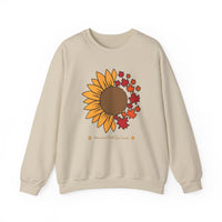 Adirondack Sunflowers and Maple Leaves Unisex Heavy Blend Crewneck Sweatshirt