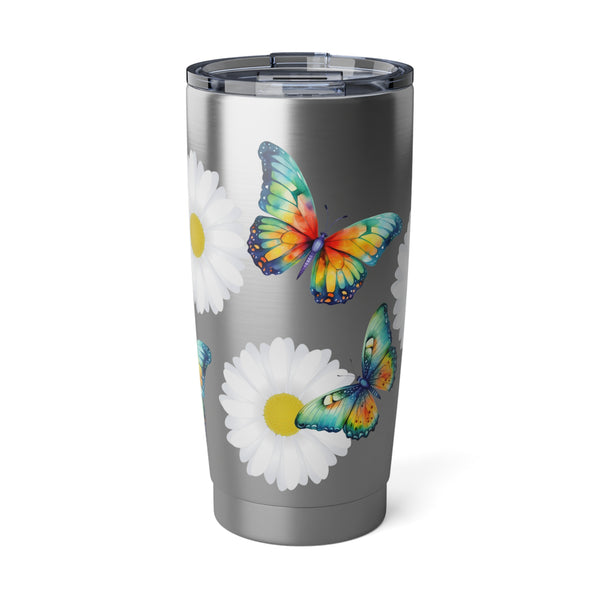 Butterflies 20oz Double-Wall Insulated Stainless Steel Hot or Cold Tumbler