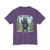 ADK Vibes Only Black Bear HD Cotton Unisex T-Shirt