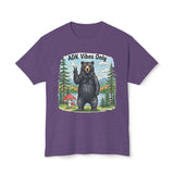 ADK Vibes Only Black Bear HD Cotton Unisex T-Shirt
