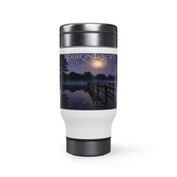 Adirondacks Moonlight Dock 14oz Stainless Steel Travel Mug with Handle
