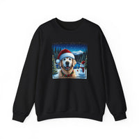 Golden Retriever Unisex Holiday Crewneck Sweatshirt 2