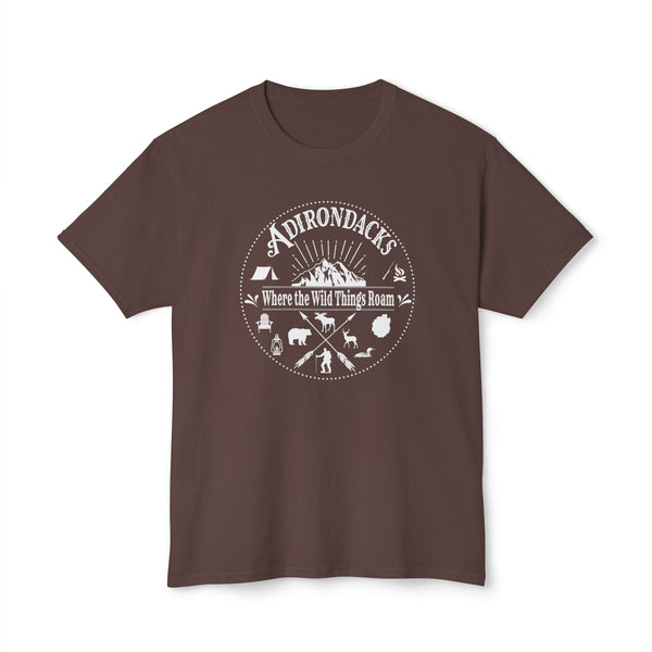 Adirondacks Where The Wild Things Roam HD Cotton T-Shirt