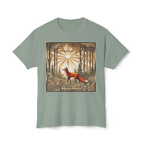 Fox in the Morning Forest HD Cotton T-shirt