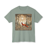 Fox in the Morning Forest HD Cotton T-shirt