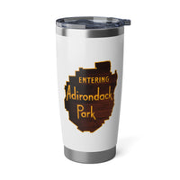 Entering Adirondack Park 20oz Double-Wall Insulated Stainless Steel Hot or Cold Tumbler