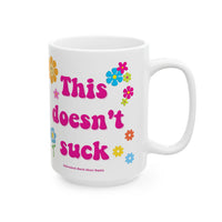 This Doesn't Suck Hippy Daisies Ceramic Mug (15oz)