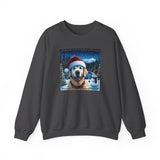 Golden Retriever Unisex Holiday Crewneck Sweatshirt 2