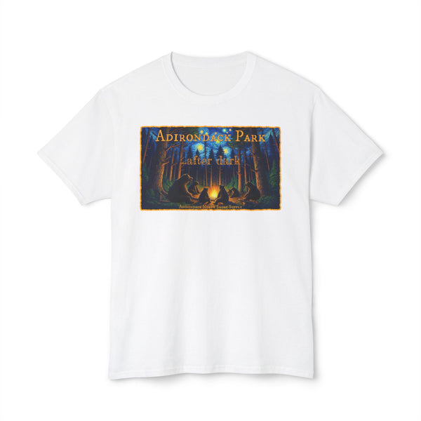 Adirondack Park-After Dark Black Bears HD Cotton T-Shirt