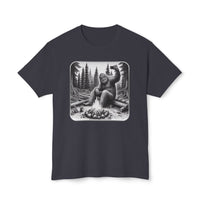 Bigfoot Selfie Unisex HD Cotton T-shirt