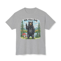 ADK Vibes Only Black Bear HD Cotton Unisex T-Shirt