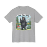 ADK Vibes Only Black Bear HD Cotton Unisex T-Shirt