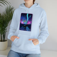 Adirondacks Northern Lights Moose Unisex Heavy Blend™ Hooded Sweatshirt