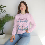 Happy Girls Are The Prettiest Unisex Heavy Blend Crewneck Sweatshirt