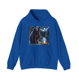 Black Bear Night Lights Unisex Heavy Blend™ Hooded Sweatshirt