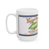 Clinton Canning Falcon Brand Sugar Corn Label Ceramic Mug (15oz)