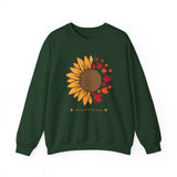 Adirondack Sunflowers and Maple Leaves Unisex Heavy Blend Crewneck Sweatshirt