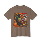 Beary Cozy Campfire HD Cotton T-Shirt