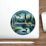 Adirondacks Night Loon Die-Cut Sticker