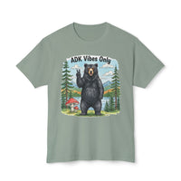 ADK Vibes Only Black Bear HD Cotton Unisex T-Shirt