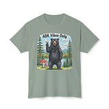 ADK Vibes Only Black Bear HD Cotton Unisex T-Shirt