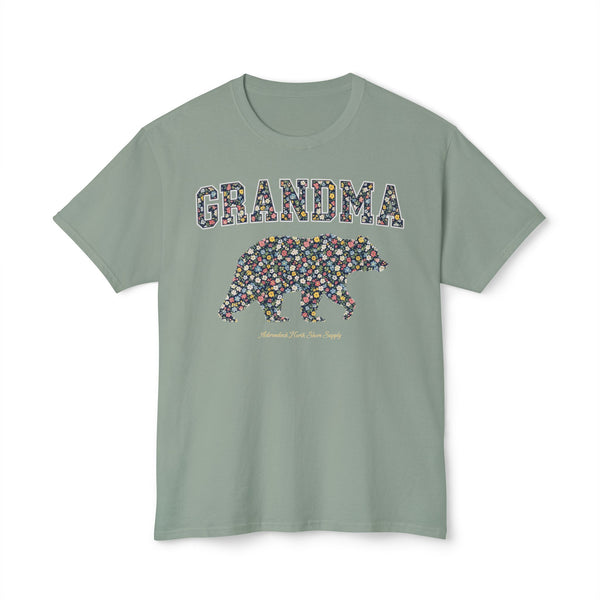 Grandma Bear Calico HD Cotton T-Shirt