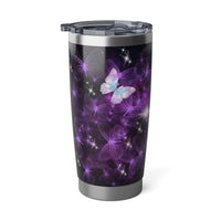 Butterflies 20oz Double-Wall Insulated Stainless Steel Hot or Cold Tumbler