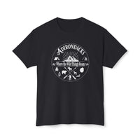 Adirondacks Where The Wild Things Roam HD Cotton T-Shirt