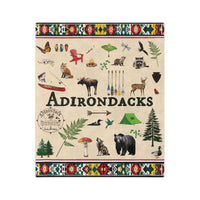 Adirondacks Velveteen Fleece Blanket 🦊