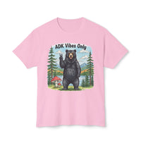 ADK Vibes Only Black Bear HD Cotton Unisex T-Shirt