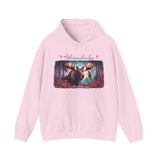 Adirondacks Moose Pink Fairies Unisex Gildan Heavy Blend Hooded Sweatshirt