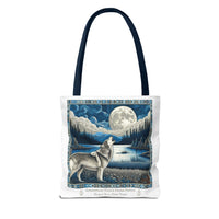 Wolf Native Poly Tote Bag