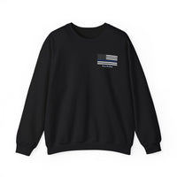 Stand For Blue -Small Flag Unisex Heavy Blend Crewneck Sweatshirt